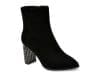 Botine EPICA negre, K799, din piele intoarsa