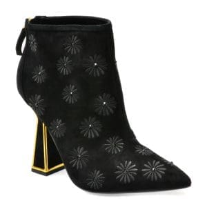 Botine KAT MACONIE FOR EPICA negre, LUCIE, din piele intoarsa