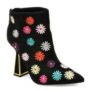 Botine KAT MACONIE FOR EPICA negre, LUCIE, din piele intoarsa