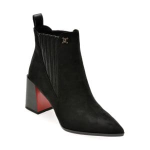 Botine LAURA BIAGIOTTI negre, 8335, din material textil