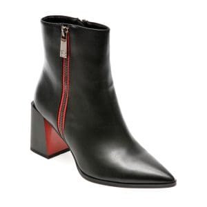 Botine LAURA BIAGIOTTI negre, 8336, din piele ecologica