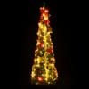 Brad de Crăciun artificial pop-up 100 LED-uri verde 150 cm