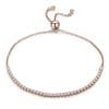 Bratara din argint Sparkling Tennis rose gold