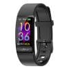 Bratara Fitness Techstar® M8, Ecran 0.96 inch inch, Bluetooth 4.0, IP66, Electrodiagrama ECG, PPG, Tensiune, Temperatura, Puls, Calitate Somn, Negru