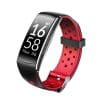 Bratara Fitness Techstar® Q8S Rosu, 0.96 inch IPS, Alerte, Monitorizare Cardiaca, Tensiune, Oxigenare, Bluetooth 4.0