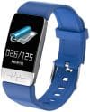 Bratara Fitness Techstar® T1S Albastru, ECG, Puls, Oxigenarea Sangelui, Temperatura Corpului, Bluetooth, Sedentarism, Alerte