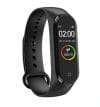 Bratara Smart Fitness M4, LED, Masurare Tensiune, Ritm Cardiac, Nivel Oxigen, Pedometru, Bluetooth,Negru