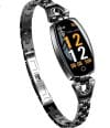Bratara Smart Fitness Techstar® H8, 0.96 inch IPS, Waterproof, Eleganta, pentru Dama, Monitorizare Somn si Cardiaca