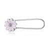 Brosa din argint Flower Safety Pin