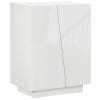 Dulap multifunctional cu 3 nivele HOMCOM din PA alb cu polita reglabila pe 3 niveluri si baza inaltata, 70x40x88 cm