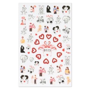Abtibild unghii Love B025