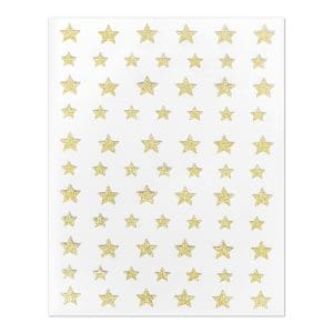 Abtibild pentru unghii Shiny Gold #2