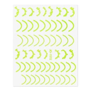 Abtibild pentru unghii Neon Yellow 1572
