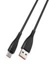 Cablu de date Veger V104, Type-C, 2.4A, Negru C714