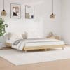 Cadru de pat, stejar sonoma, 120×200 cm, lemn prelucrat