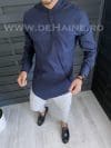 Camasa barbati asimetrica bleumarin slim fit B1310 O4-5.1
