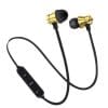 Casti Wireless Bluetooth Sport BT4, Waterproof, Tip In-Ear Headset, Microfon Incorporat, Auriu