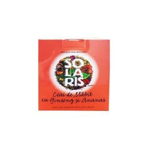 Ceai de Slăbit cu Ginseng și Ananas, 20dz | Solaris