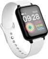 Ceas Smartwatch Techstar® B57, Waterproof IP65, Fitness Tracker Unisex, Monitorizare Puls, Bluetooth, Alb