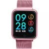 Ceas Smartwatch Techstar® I5 S, 1.3 inch OLED, Bluetooth 4.0 + EDR, Monitorizare Tensiune, Puls, Oxigenare Sange, Mov, Bratara Metal, Inchidere Magnetica