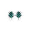 Cercei din argint Elegant Emerald
