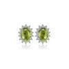 Cercei din argint Elegant Peridot