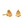 Cercei din argint Golden Citrine Drop
