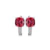 Cercei din argint Perfect Ruby