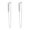 Cercei din argint Silver Long Chain