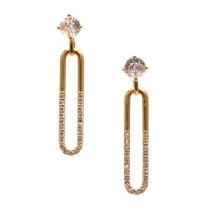 Cercei ALDO argintii, 13576478, din metal