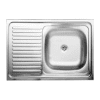 Chiuveta Freddo SN 7001D, pentru masca, finisaj anticalcar, cuva dreapta, 80x50cm, inox