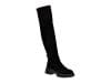 Cizme GRYXX negre, 445J58, din piele intoarsa si material textil