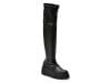 Cizme Steve Madden negre, PHAELIN, din piele naturala