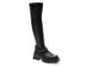 Cizme Steve Madden negre, STOMPYA, din piele ecologica