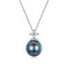 Colier din argint Midnight Bead