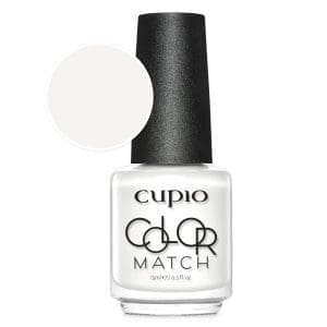 Lac de unghii Cupio Color Match – Icy White 15ml
