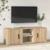 Comodă TV, stejar sonoma, 100×31,5×35 cm, lemn prelucrat