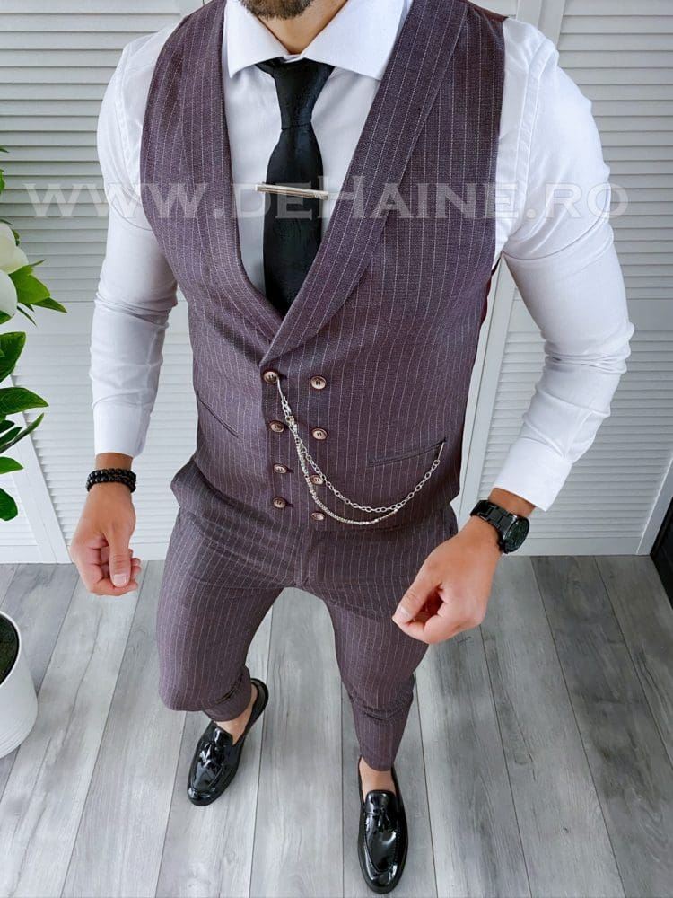compleu-barbati-pantaloni-vesta-in-carouri-slim-fit-online-zara-Mansfield-B4182-haine-barbati-b