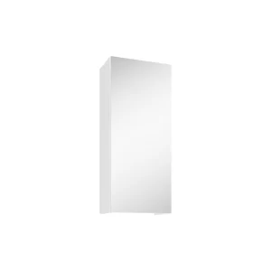 Corp Baie Zed, Suspendat, 1 Usa, cu oglinda, Alb, 30 x 22 x 72 cm