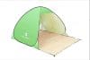 Cort Pentru Plaja Verde Deschis Anti-UV Tip Pop-up cu Deschidere in Spate Pentru 2 Persoane Marime 200x120x130cm