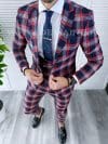 Costum barbati slim fit + Vesta B4227