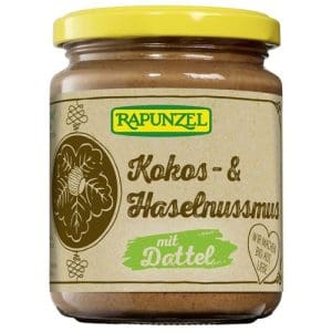 Cremă de Cocos, Alune și Curmale Fără Zahăr, ECO 250g | Rapunzel