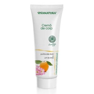Cremă de Corp cu Ulei de Portocale Dulci și Unt de Shea, 250ml | Vivanatura
