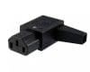 Conector de alimentare 230V/F IEC C13 unghi mama, cs220/f90