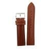 Curea Ceas din Piele, Imprimeu Model Sarpe, Uni, Catarama Argintie, 22mm, Maro, ORSSMF02/22M