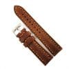 Curea de ceas maro cu textura bizonata din piele naturala 20mm, 22mm 24mm – WZ4178