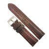 Curea de ceas maro-inchis cu textura bizonata din piele naturala 20mm, 22mm 24mm – WZ4179