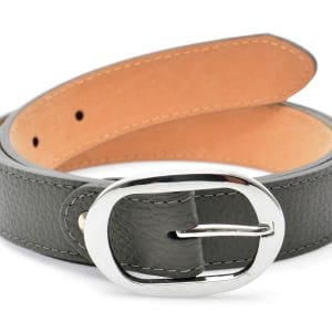 Curea EPICA gri, F30, din piele naturala