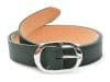 Curea EPICA verde, F30, din piele naturala