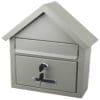Cutie postala casuta, Evotools, 230x310x80 mm, pentru interior, 2 chei, gri